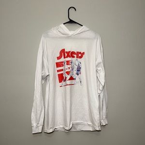 Sixers Long Sleeve T-Shirt, Size XL